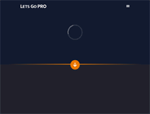Tablet Screenshot of letsgopro.com